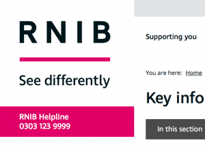 Key information and statistics on sight loss in the UK