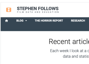 Stephen Follows - Film Data & Education