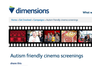 Autism-friendly cinema screenings