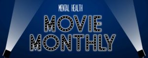Logo with text which says Mental Health Movie Monthly