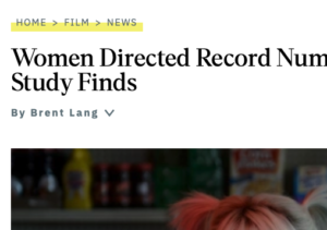 Women Directed Record Number of 2020 Films, Study Finds