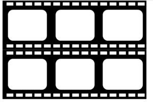 Screenshot of template from toolkit of a film reel.