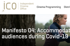Screenshot of a clipping from the blog post:Manifesto 04: Accommodating D/deaf audiences during Covid-19 on the ICO website