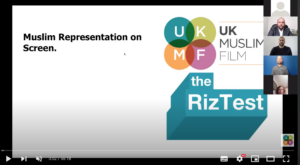 Screenshot from the Youtube video:BFI Event - Muslim Representation on Screen.