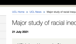 Screenshot of a clipping from a webpage on the UCL website.