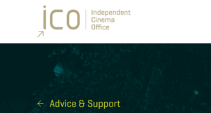 Clipping from the Independent Cinema Office website