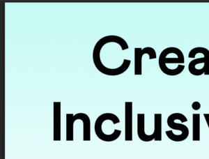 Screenshot clipping from the MAP guide: Creating trans inclusive spaces. Black text on a turquoise background.